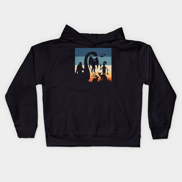 Cryptid Kids Hoodie by Tesszero